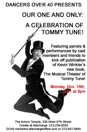 OUR ONE AND ONLY: A CELEBRATION OF TOMMY TUNE Will Be Performed at The Actors' Temple Theatre Next Month  Image