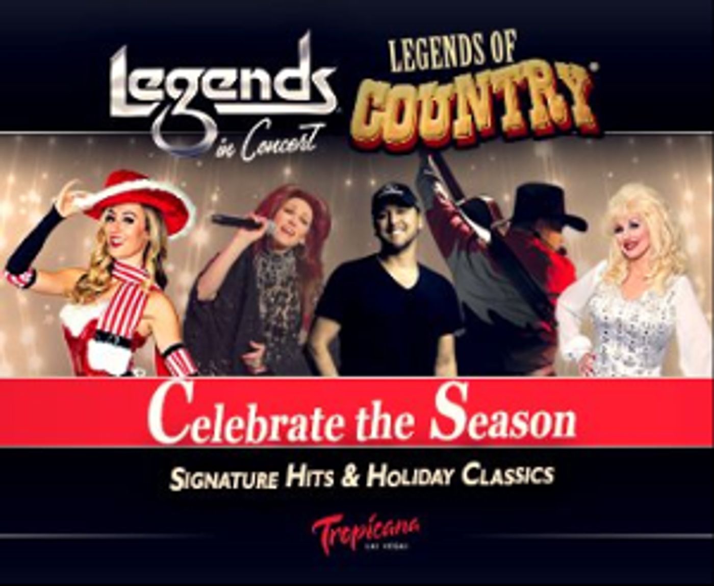 LEGENDS IN CONCERT Goes Country This Holiday Season Debuting Legends of Country at Tropicana Las Vegas  Image
