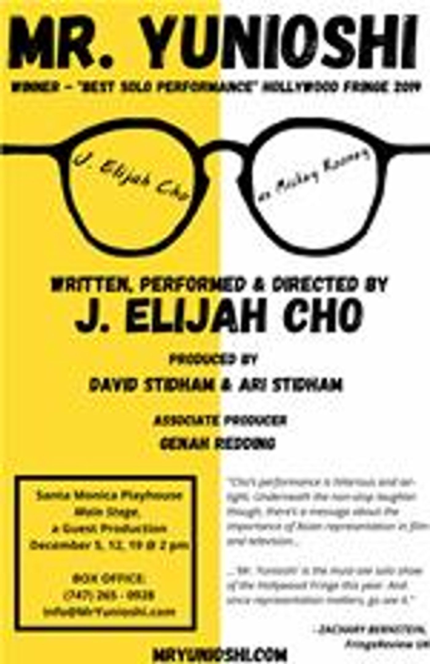 MR. YUNIOSHI Will Return to Los Angeles  Image