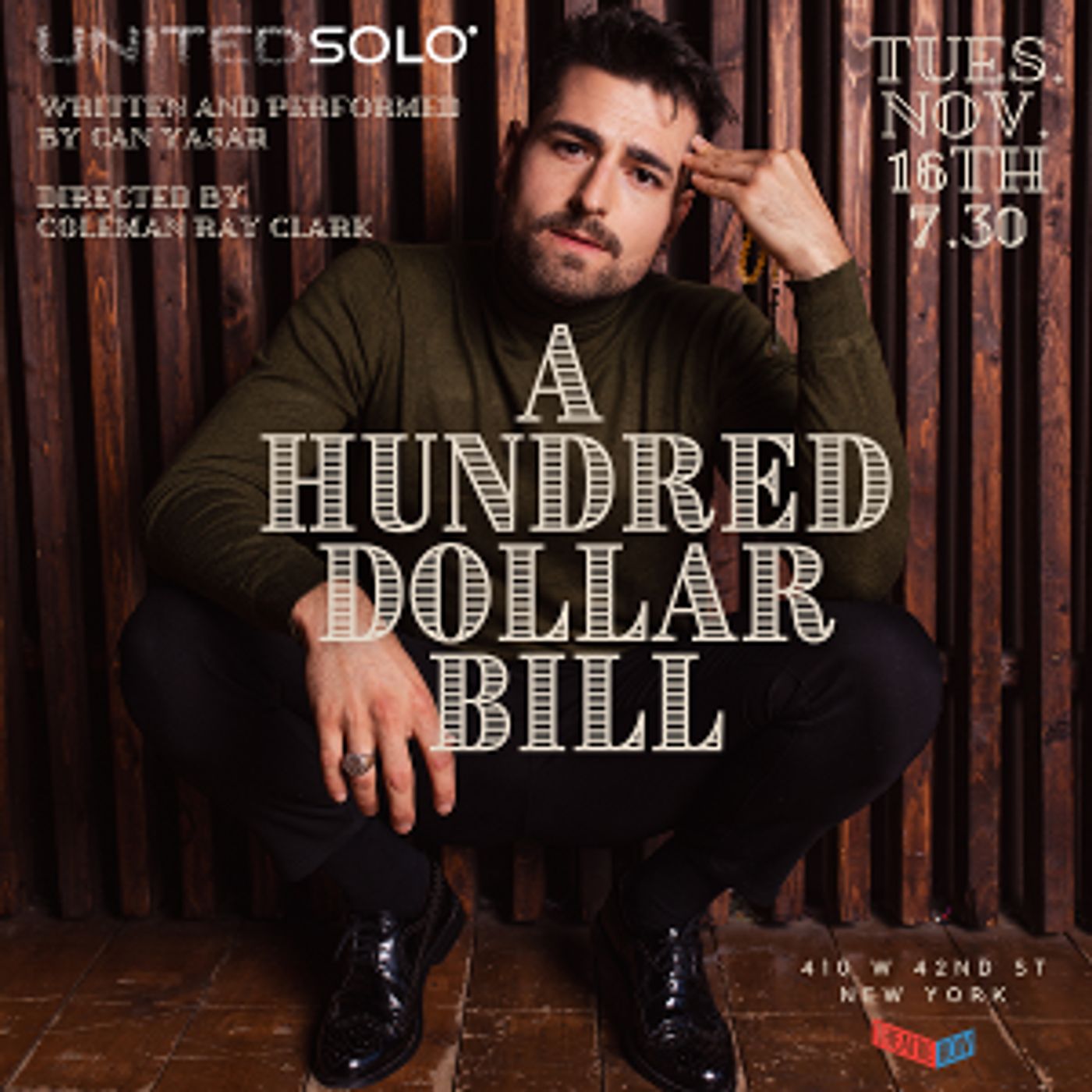 M. Can Yasar's A HUNDRED DOLLAR BILL Comes to Theatre Row  Image