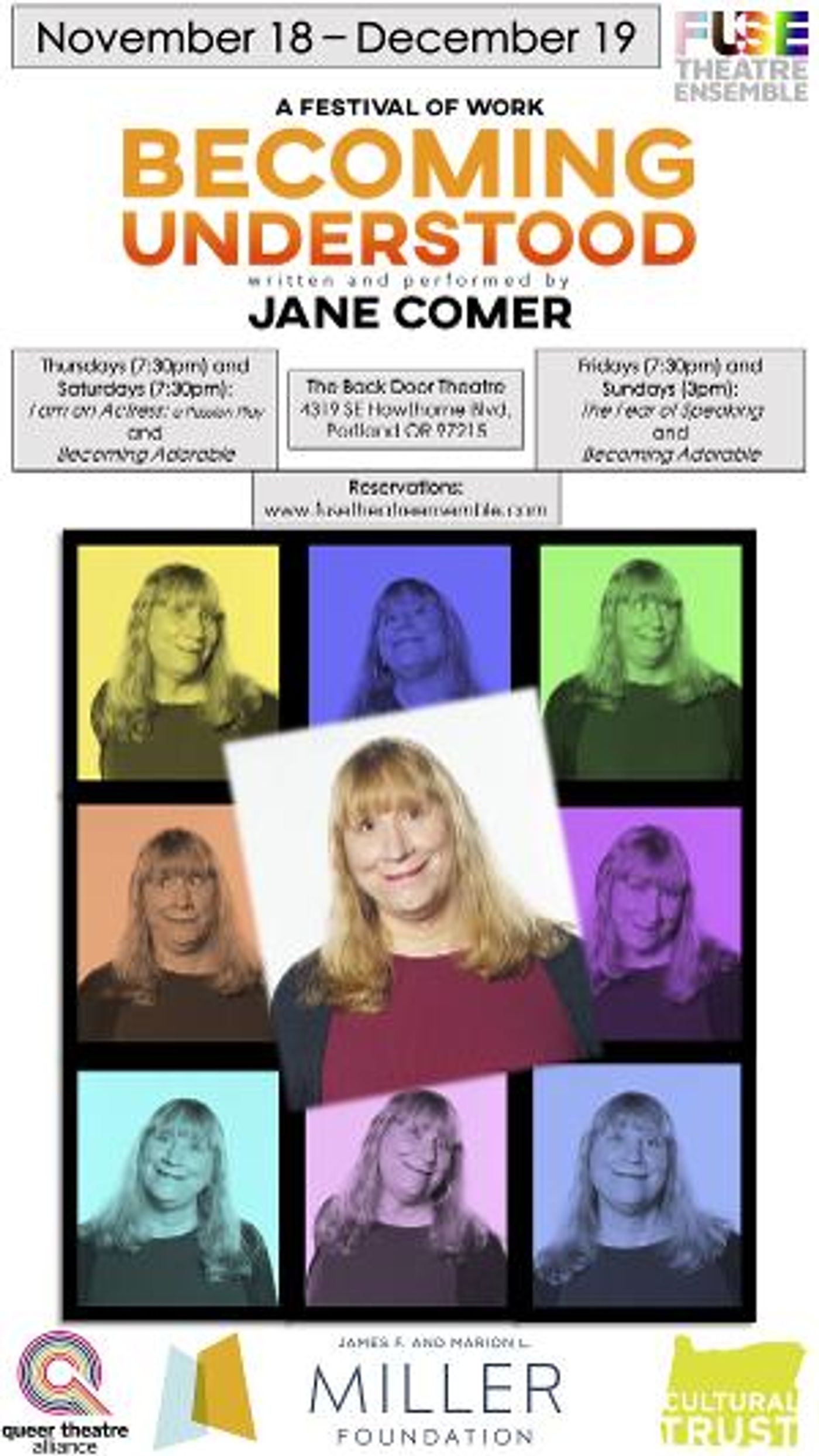 Fuse Theatre Ensemble Announces BECOMING UNDERSTOOD  Image