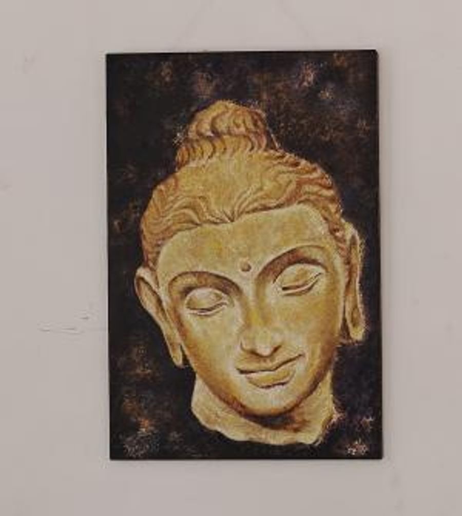 Osho Dham Presents 'Buddha Of Gandhara', Exhibition Of Paintings By Artist Ma Prem Anubodhi Image