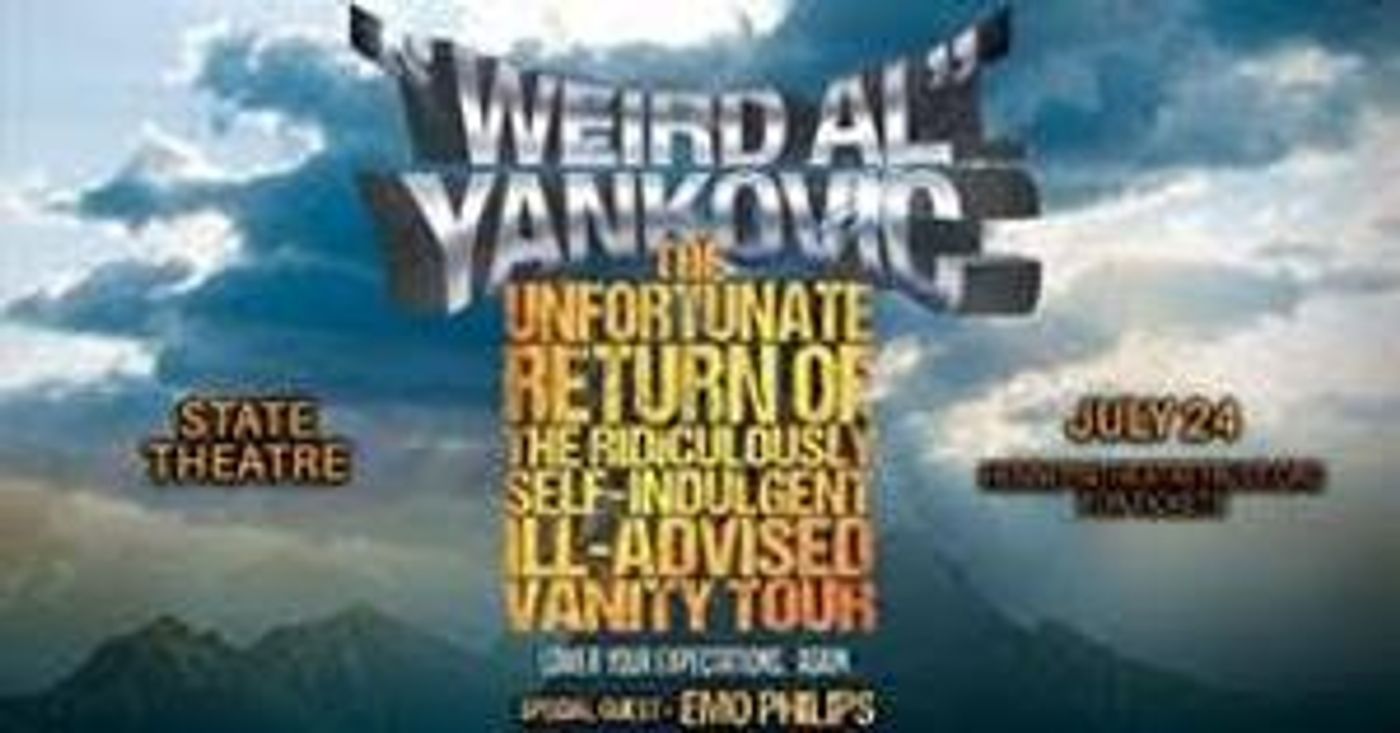 Tickets For Weird Al at State Theatre Go On Sale Friday, December 10  Image