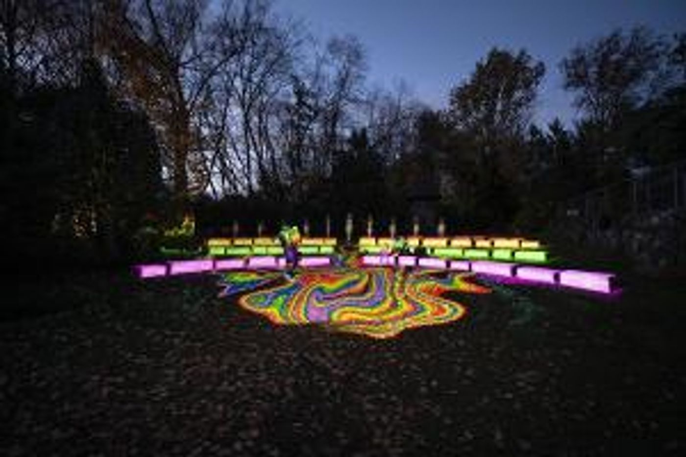 Klip Collective Activates Grounds For Sculpture At Night  Image