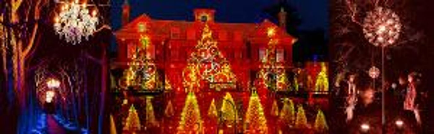 Old Westbury Gardens Opens Unique Outdoor Walkthrough Light Show, SHIMMERING SOLSTICE  Image