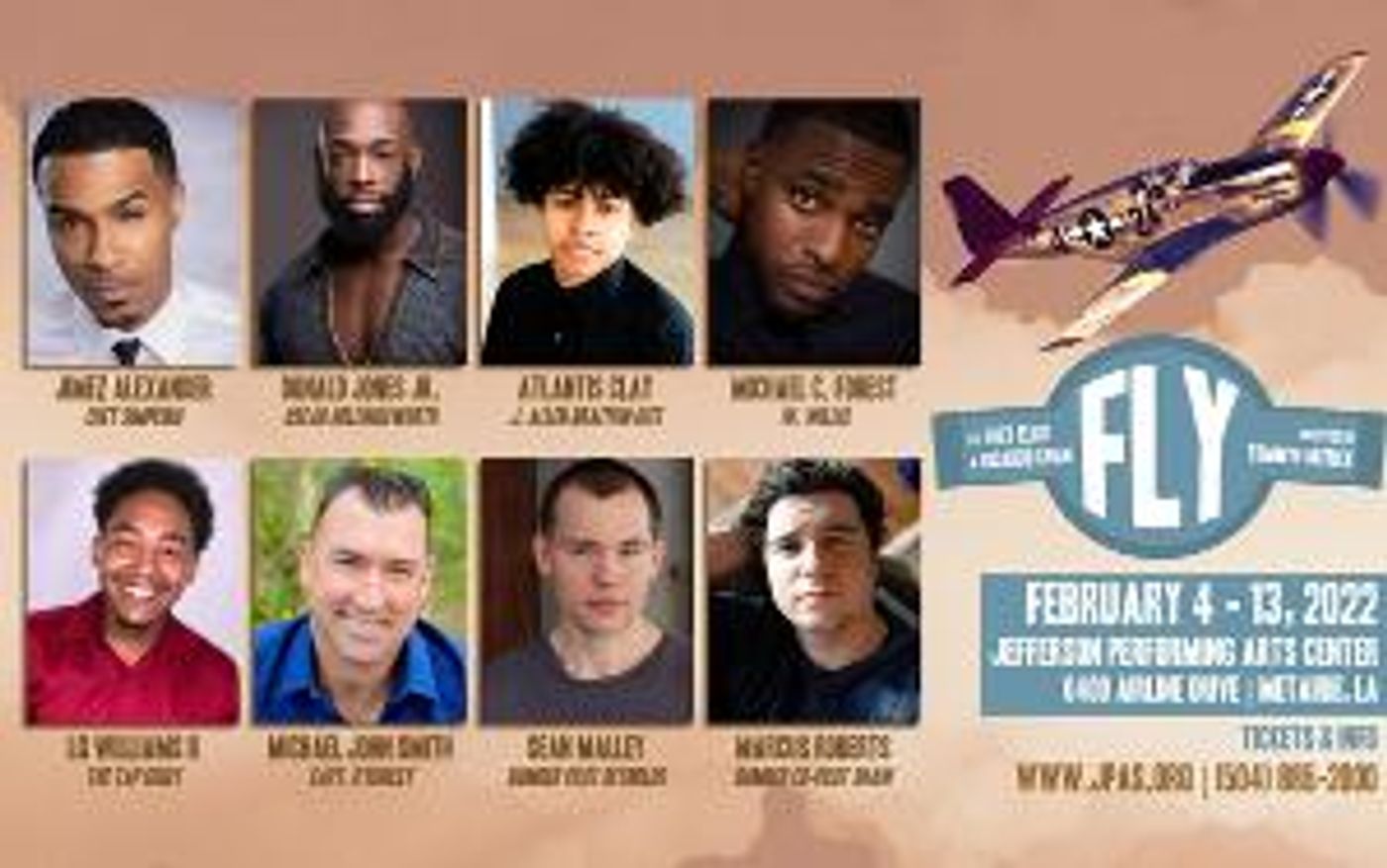 FLY Opens At Jefferson Performing Arts Center February 4  Image