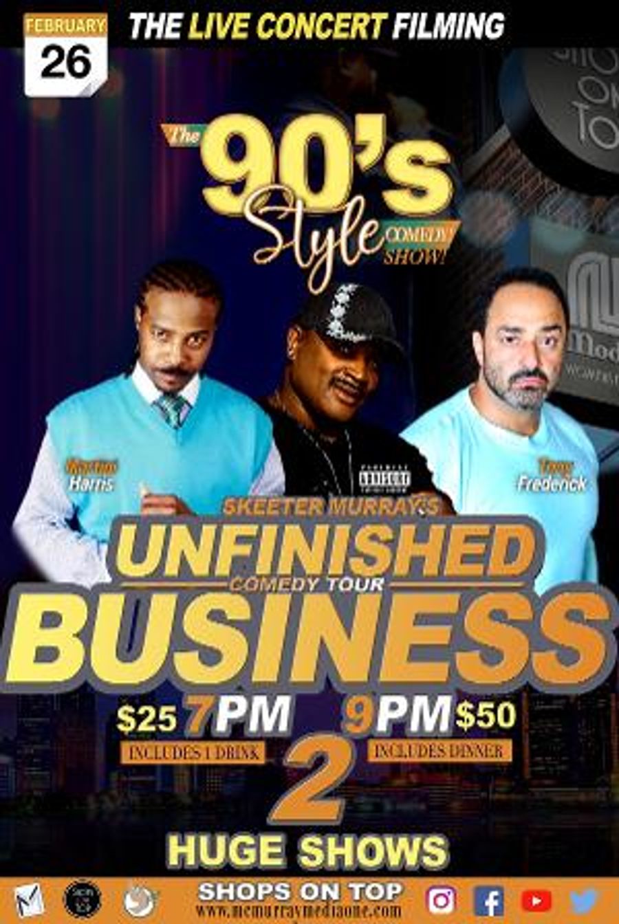 Skeeter Murray Returns to the Stage With UNFINISHED BUSINESS Next Month Image