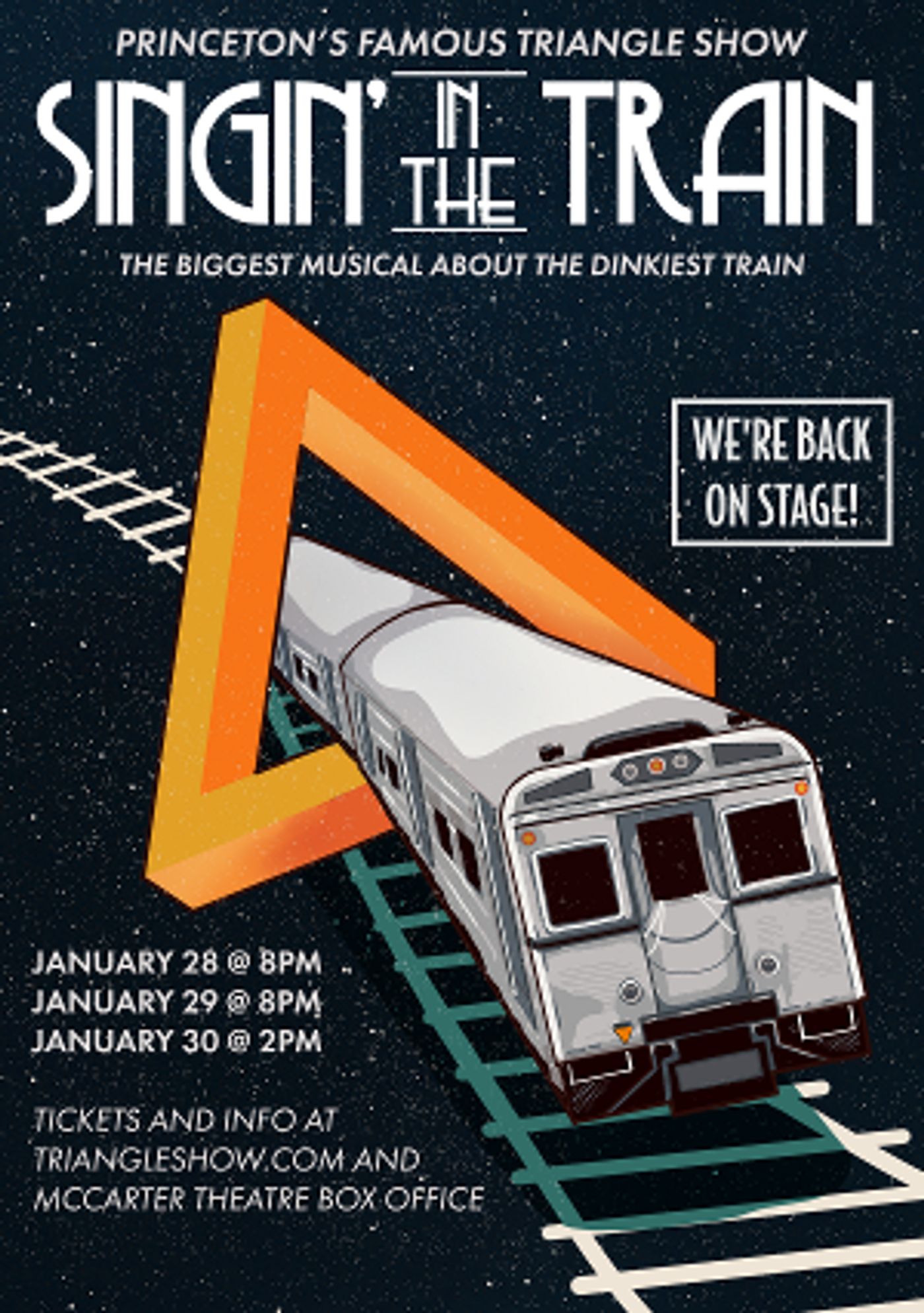 The Princeton Triangle Club Presents SINGIN' IN THE TRAIN at McCarter Theatre  Image