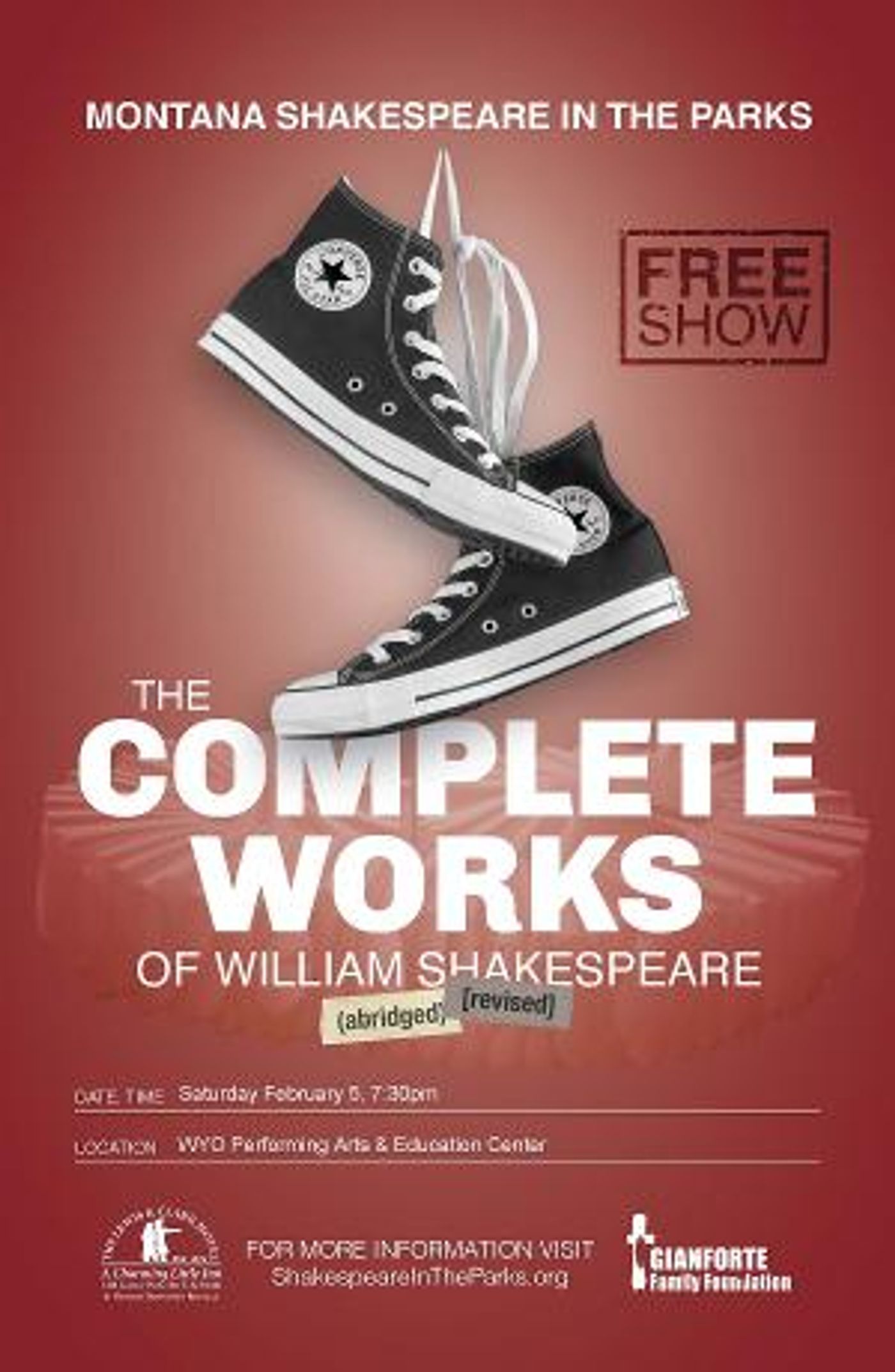 WYO Theater Presents Montana Shakespeare In The Parks Free Performance  Image