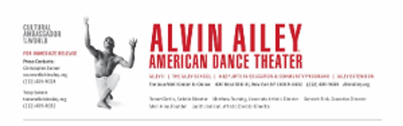 Ailey National Tour Celebrates A Decade Of Robert Battle's Leadership And 50th Anniversary Of Alvin Ailey's CRY  Image
