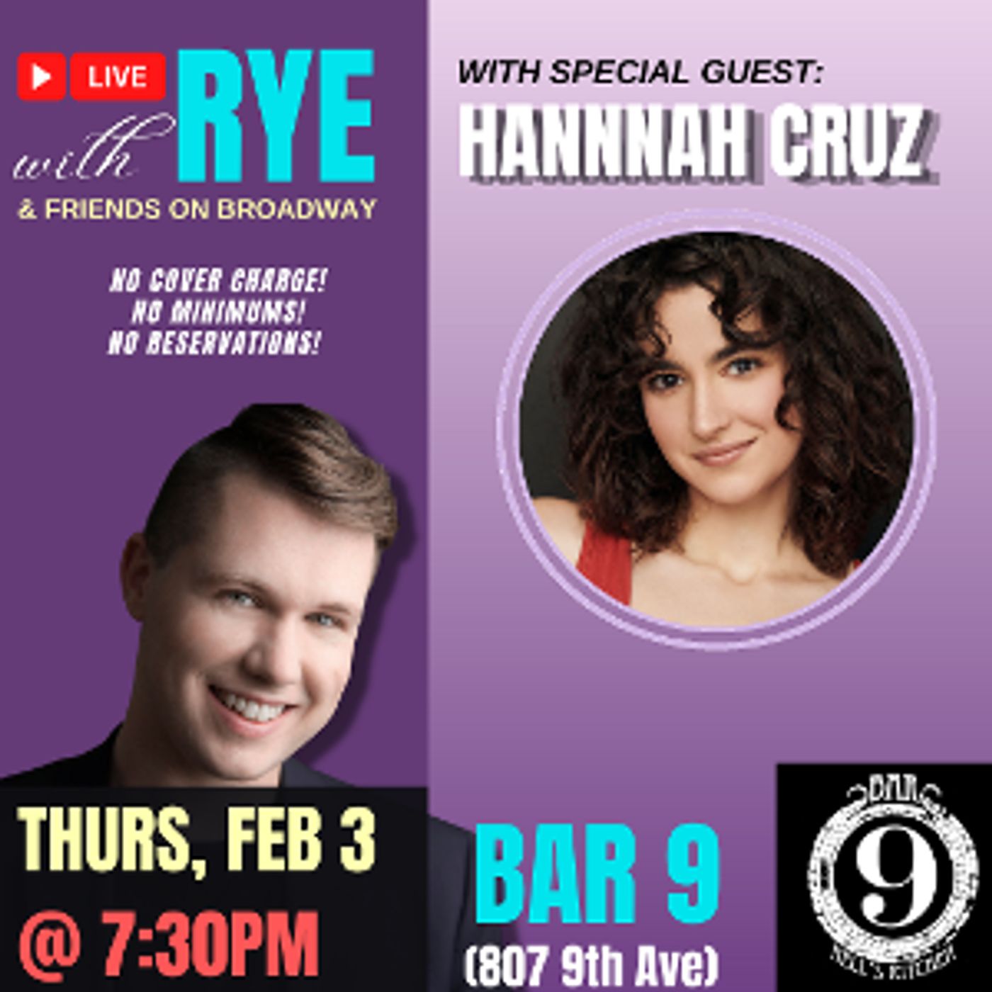 HAMILTON's Hannah Cruz Appears As Special Guest On The Talk Show 'Live With Rye & Friends On Broadway!' This Thursday  Image