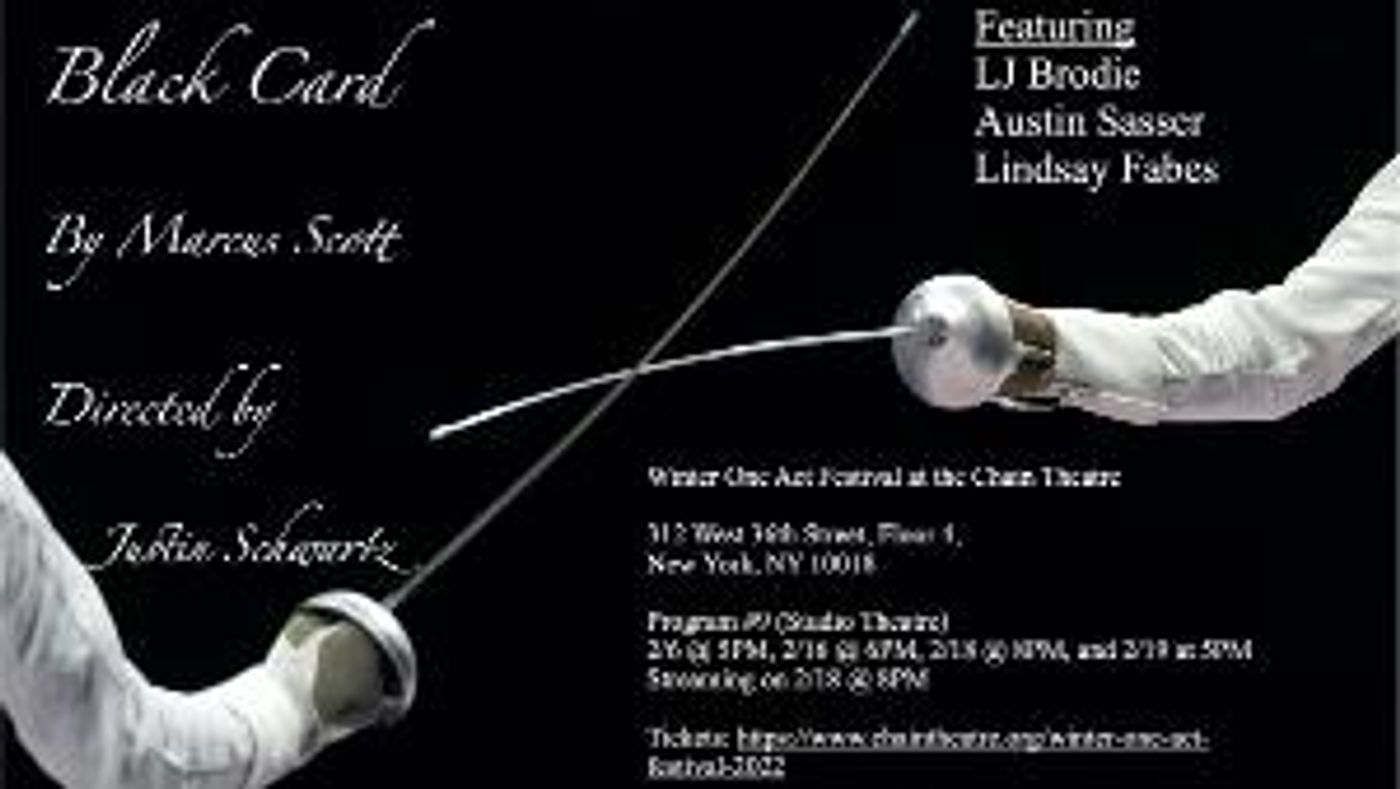 BLACK CARD Presented As Part Of The Chain Theatre Winter One Act Festival  Image