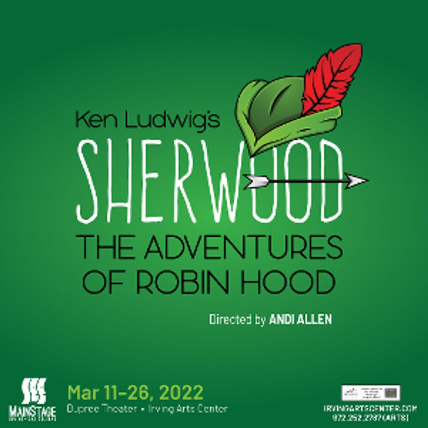 Mainstage Irving-las Colinas Presents Ken Ludwig's Hilarious Comedy SHERWOOD: THE ADVENTURES OF ROBIN HOOD   Image