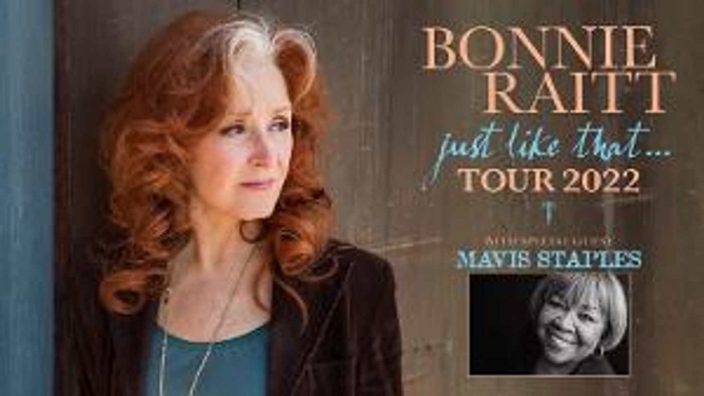 Bonnie Raitt Comes to The Fabulous Fox, August 5  Image