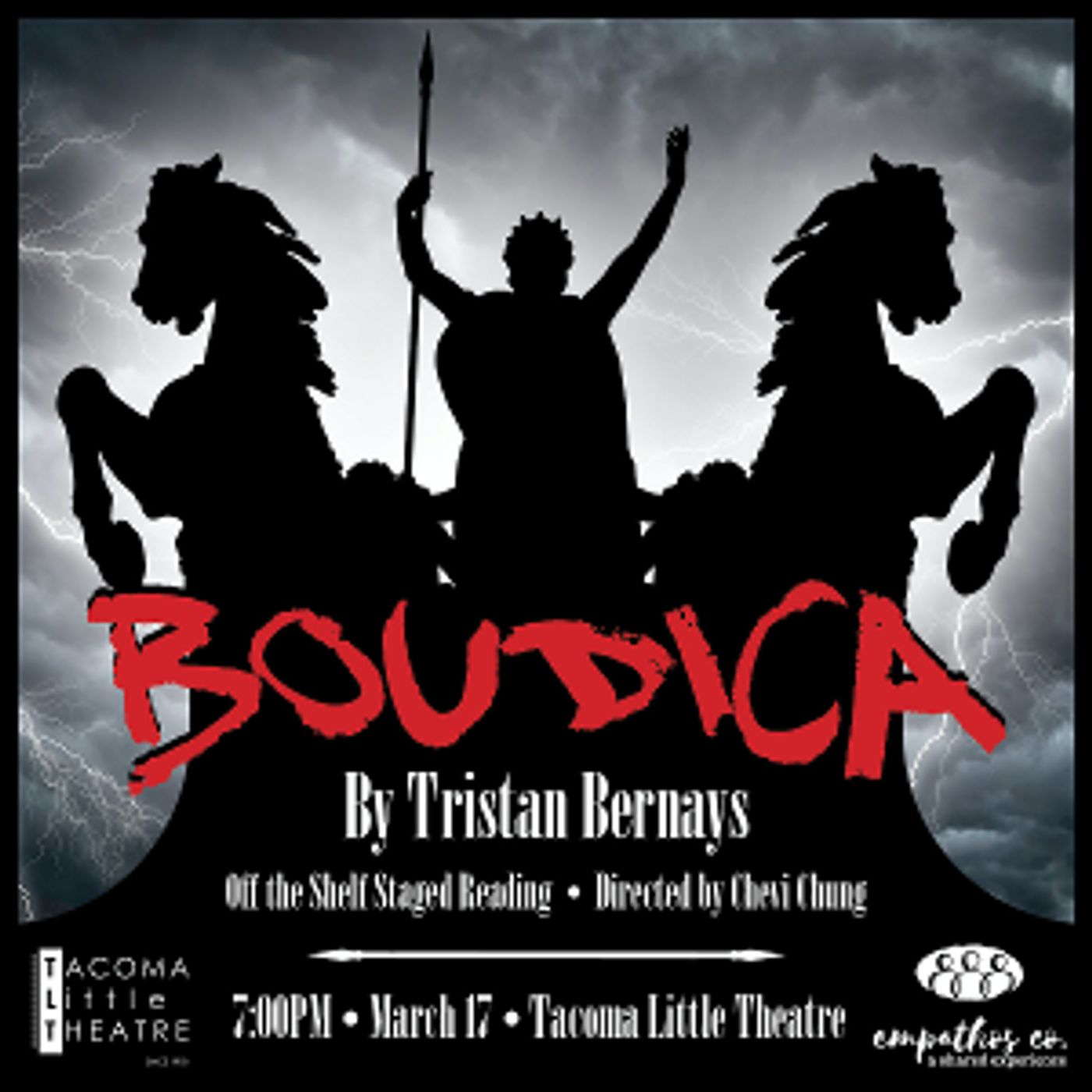 Tacoma Little Theatre Presents BOUDICA- An Off The Shelf Reading  Image