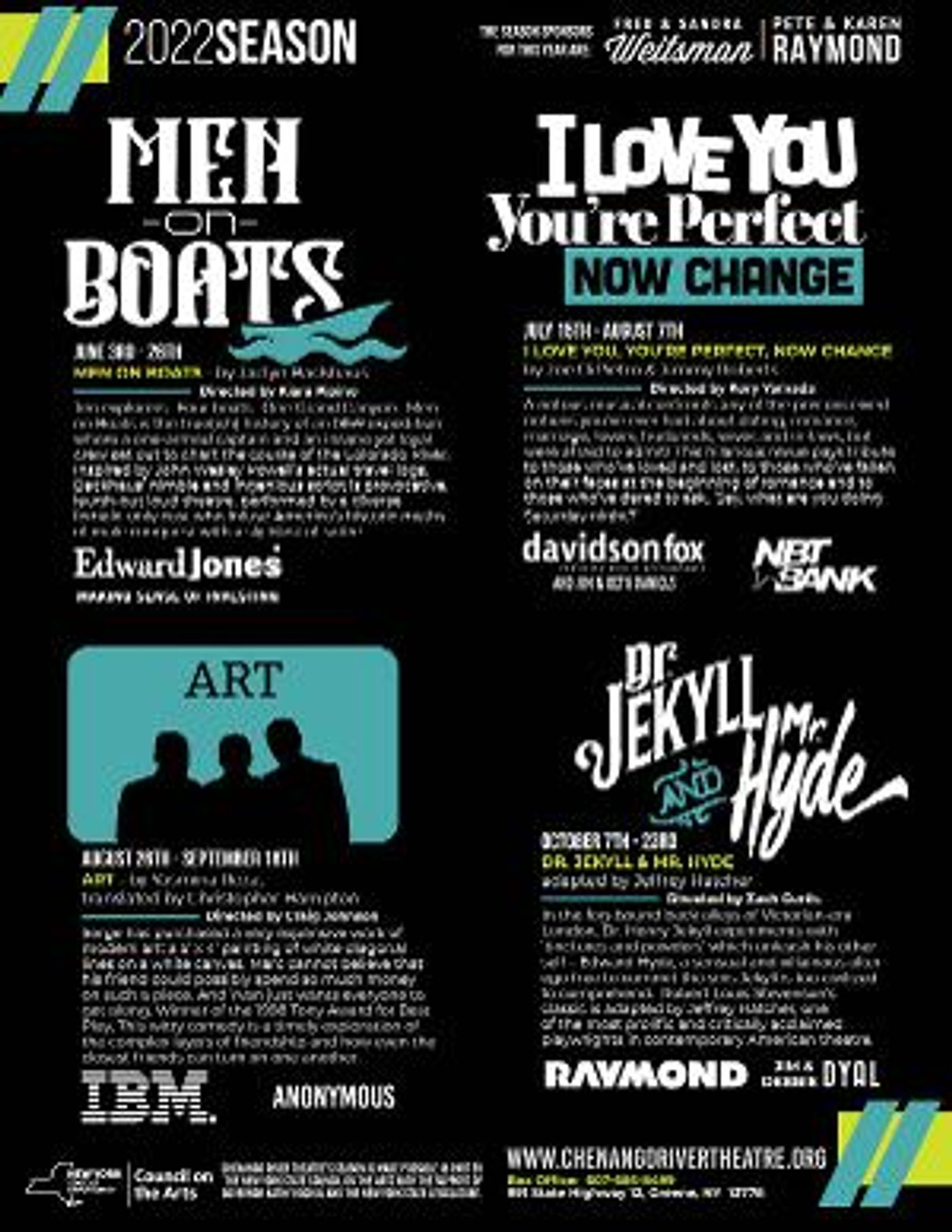 Chenango River Theatre Announces 2022 Season  Image