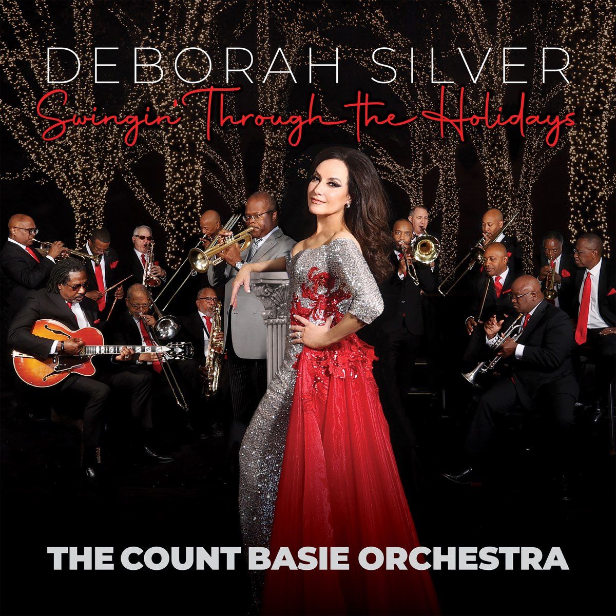 Swingin' Through The Holidays: Deborah Silver & The Count Basie Orchestra Album Cover Art