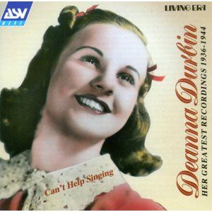 Can't Help Singing Album Cover Art - Deanna Durbin 