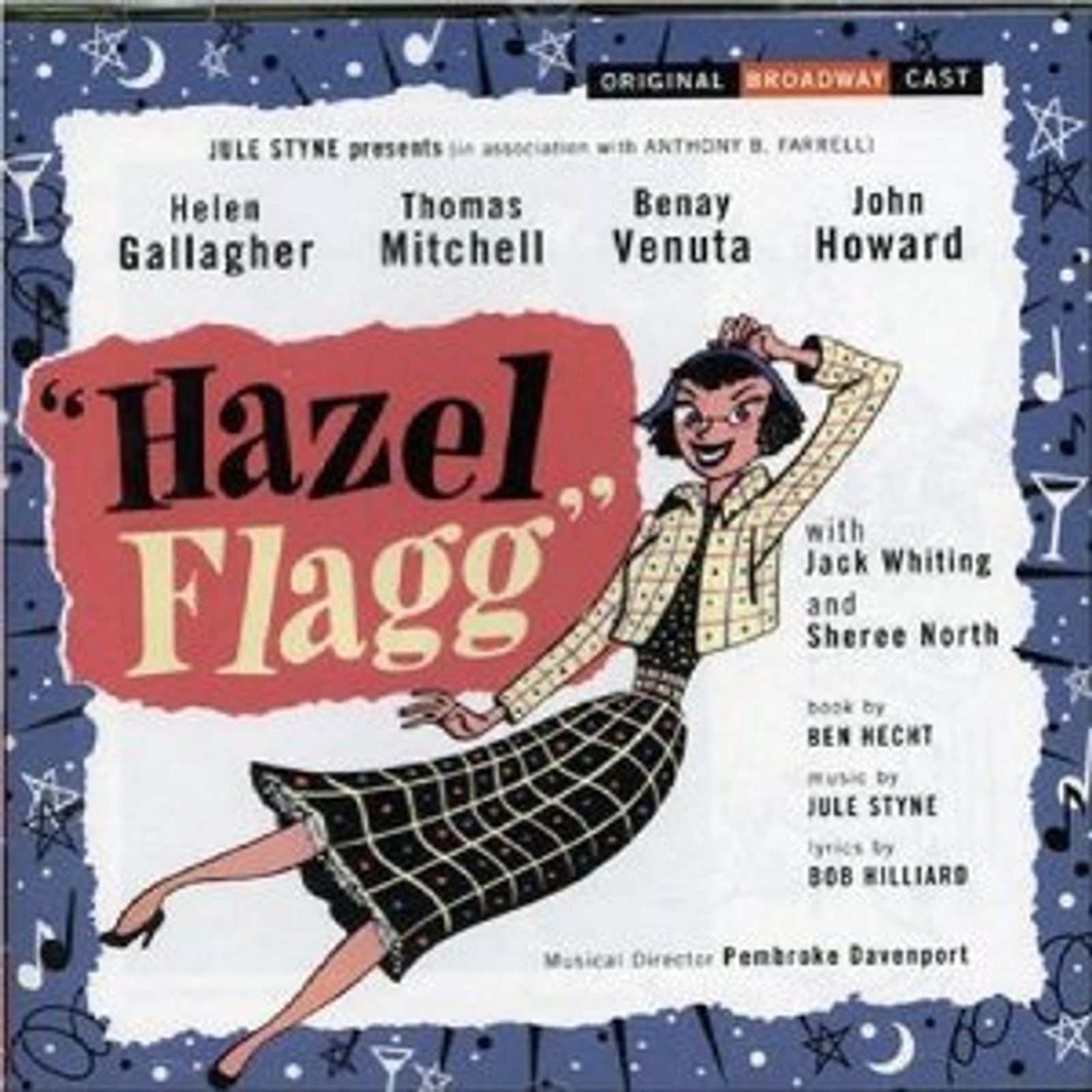Hazel Flagg  Album Cover Art - Original Broadway Cast