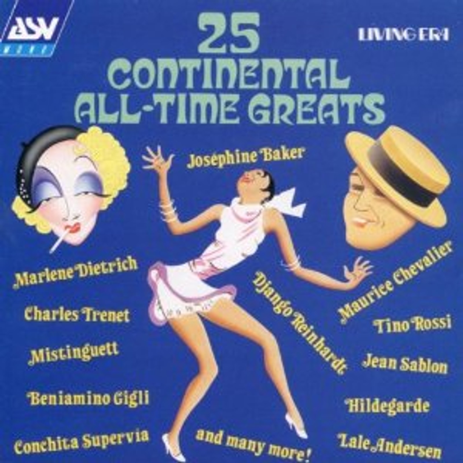 25 Continental All-Time Greats Album Cover Art