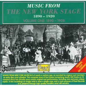 Ny Stage 1890-1920 Vol 1 Album Cover Art