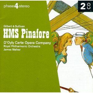 Phase 4 Stereo: Gilbert & Sullivan: HMS Pinafore Album Cover Art