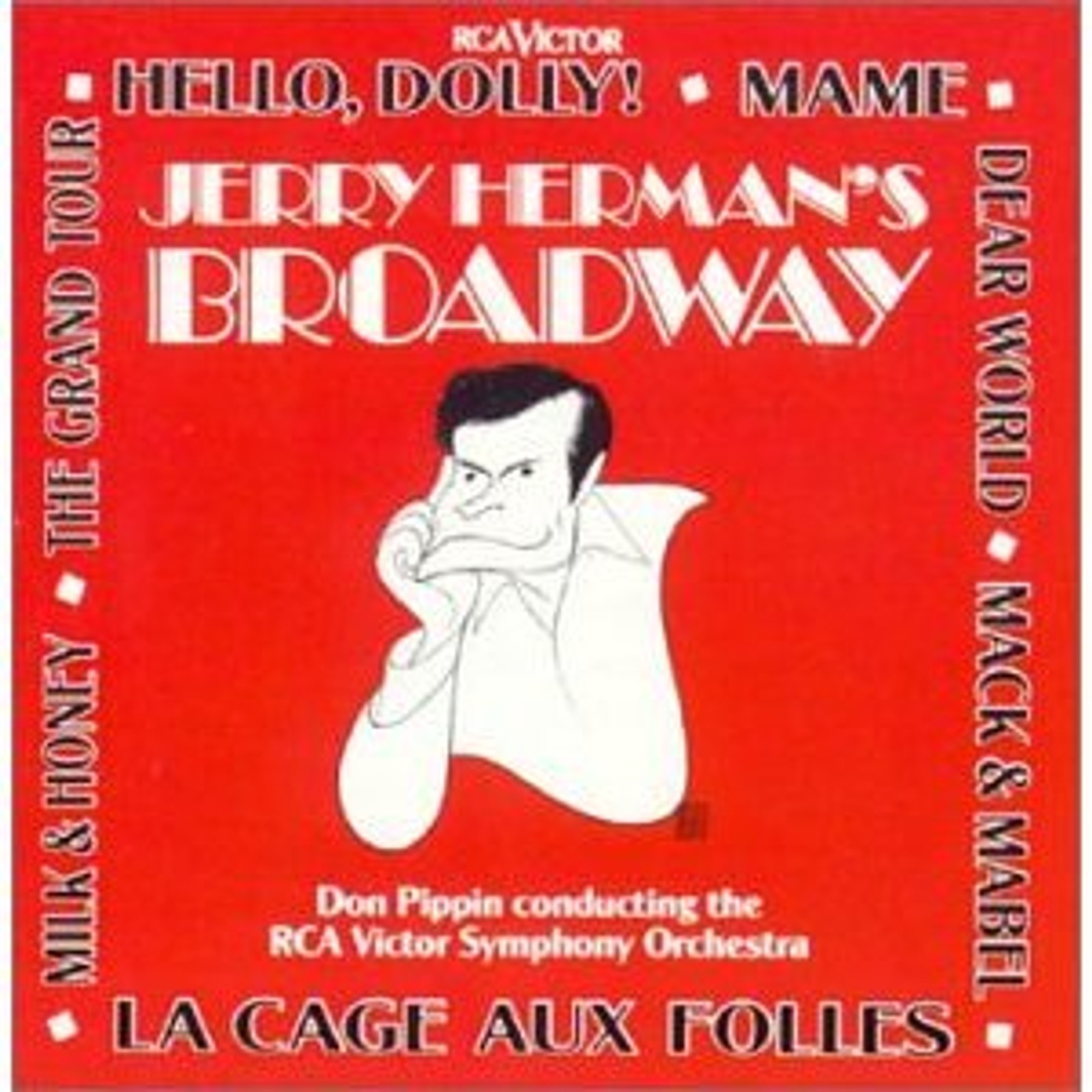 Jerry Hermans Broadway Album Cover Art