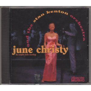 June Christy & Stan Kenton Orchestra Album Cover Art