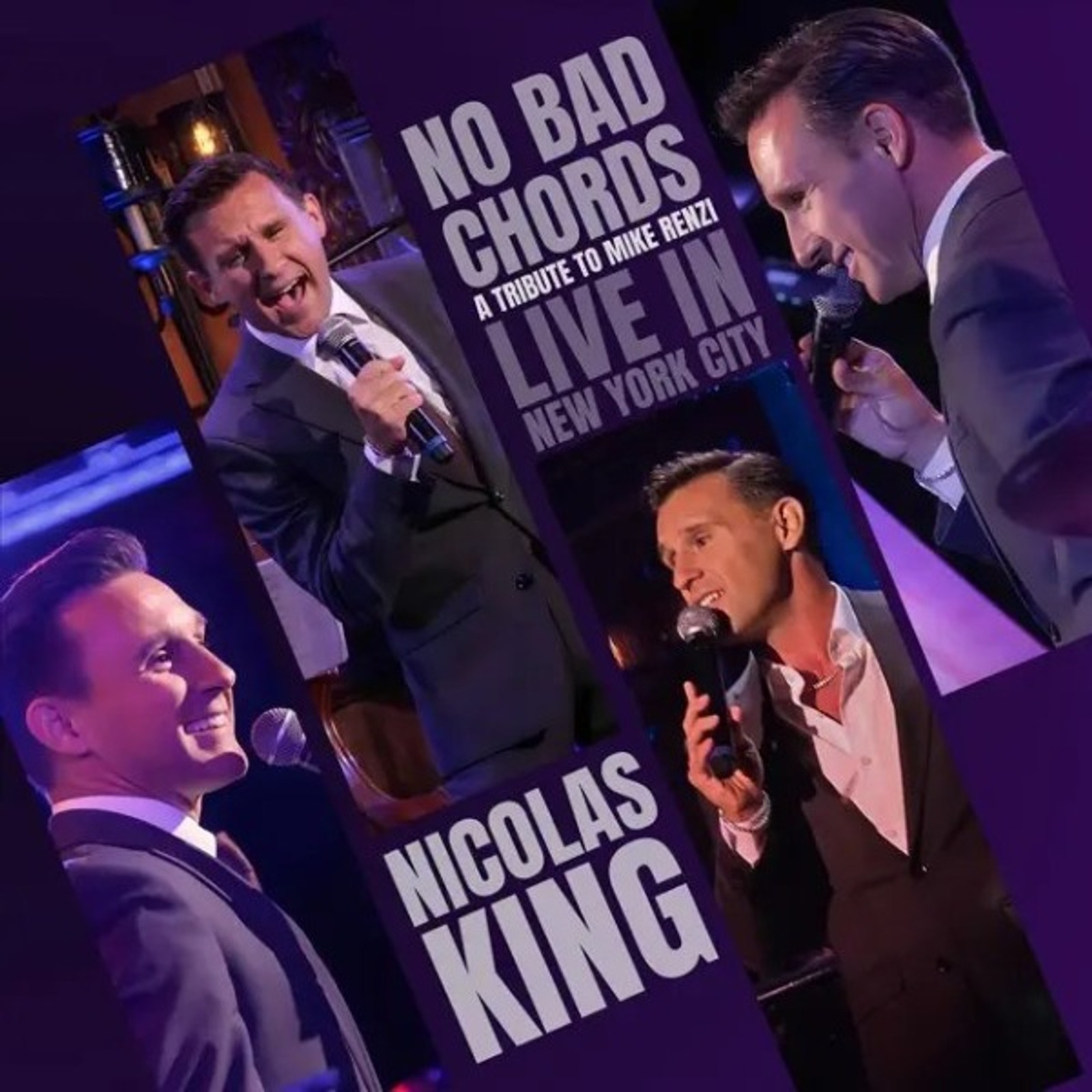 Nicolas King NO BAD CHORDS: LIVE IN NEW YORK CITY Album Cover Art