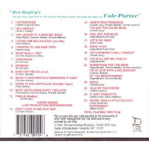 Ben Bagley's The Decline and Fall of the Entire World as Seen Through the Eyes of Cole Porter