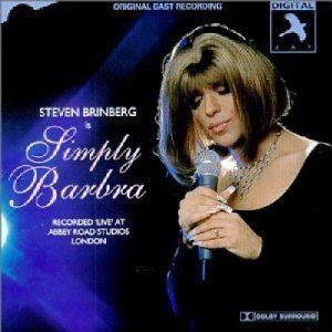 Steven Brinberg Is Simply Barbra  Album Cover Art - Studio Cast