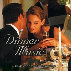 Dinner Music Album Cover Art - Romantic Saxaphone Quintet 