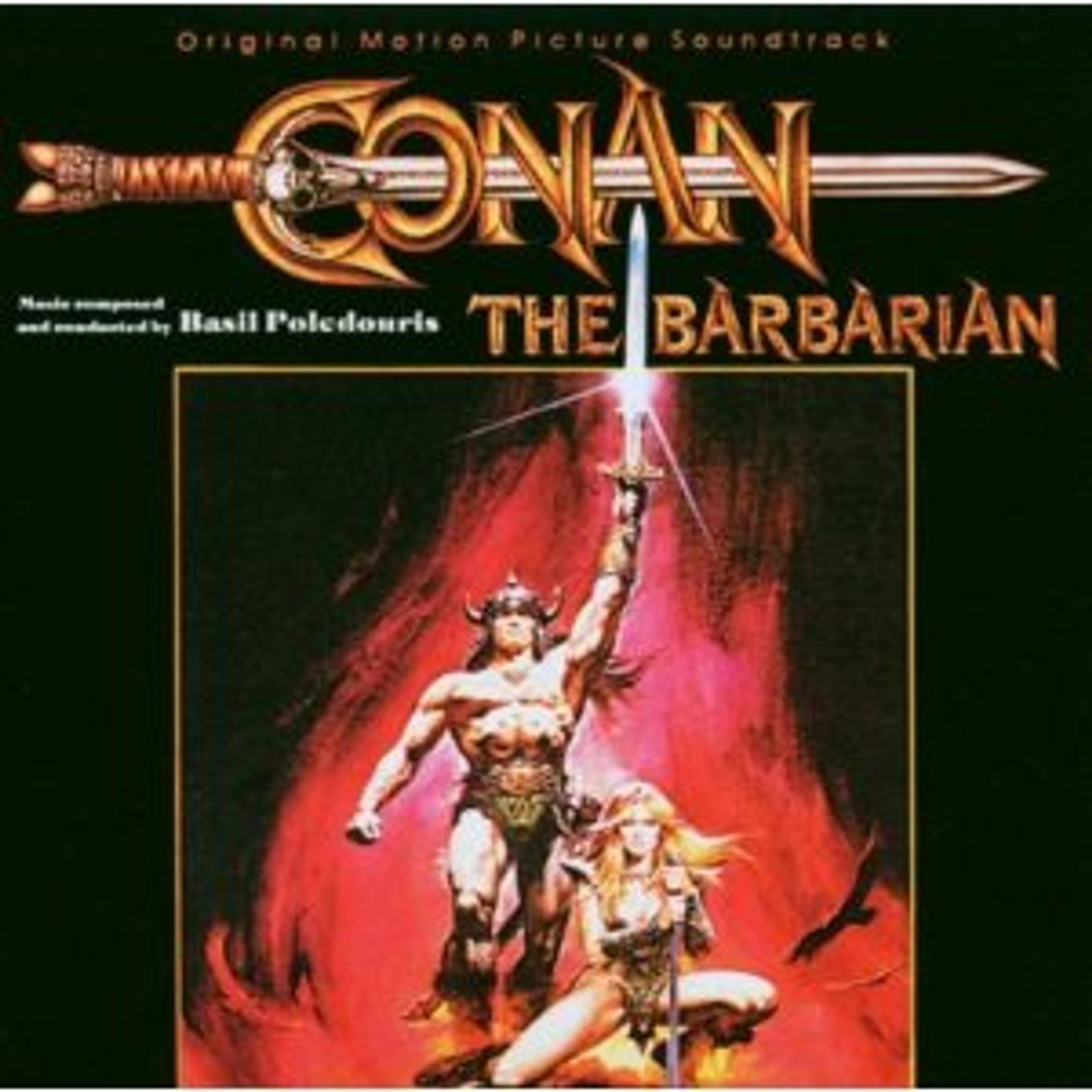 Conan the Barbarian Album Cover Art - Basil Poledouris 