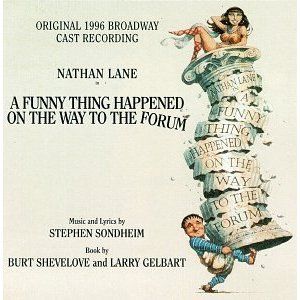 A Funny Thing Happened on the Way to the Forum Album Cover Art - Broadway Revival Cast