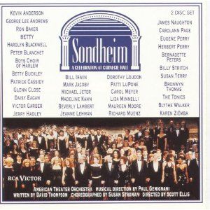 Sondheim  Album Cover Art - Concert Cast