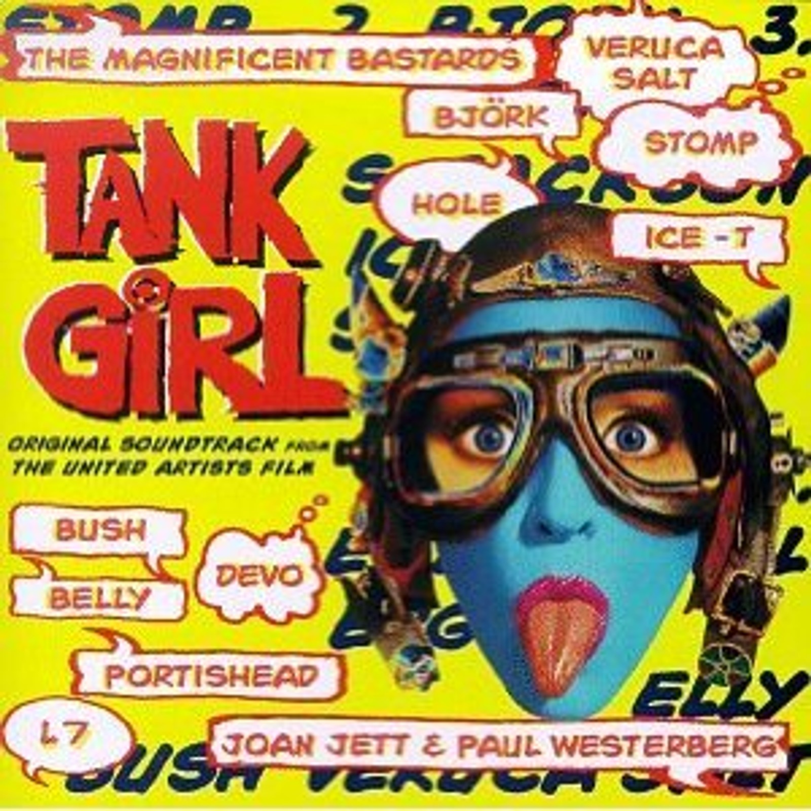 Tank Girl Album Cover Art - Original Soundtrack