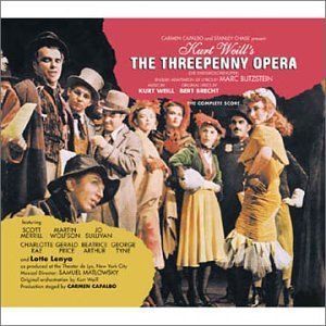 The Threepenny Opera Album Cover Art -  New York Cast