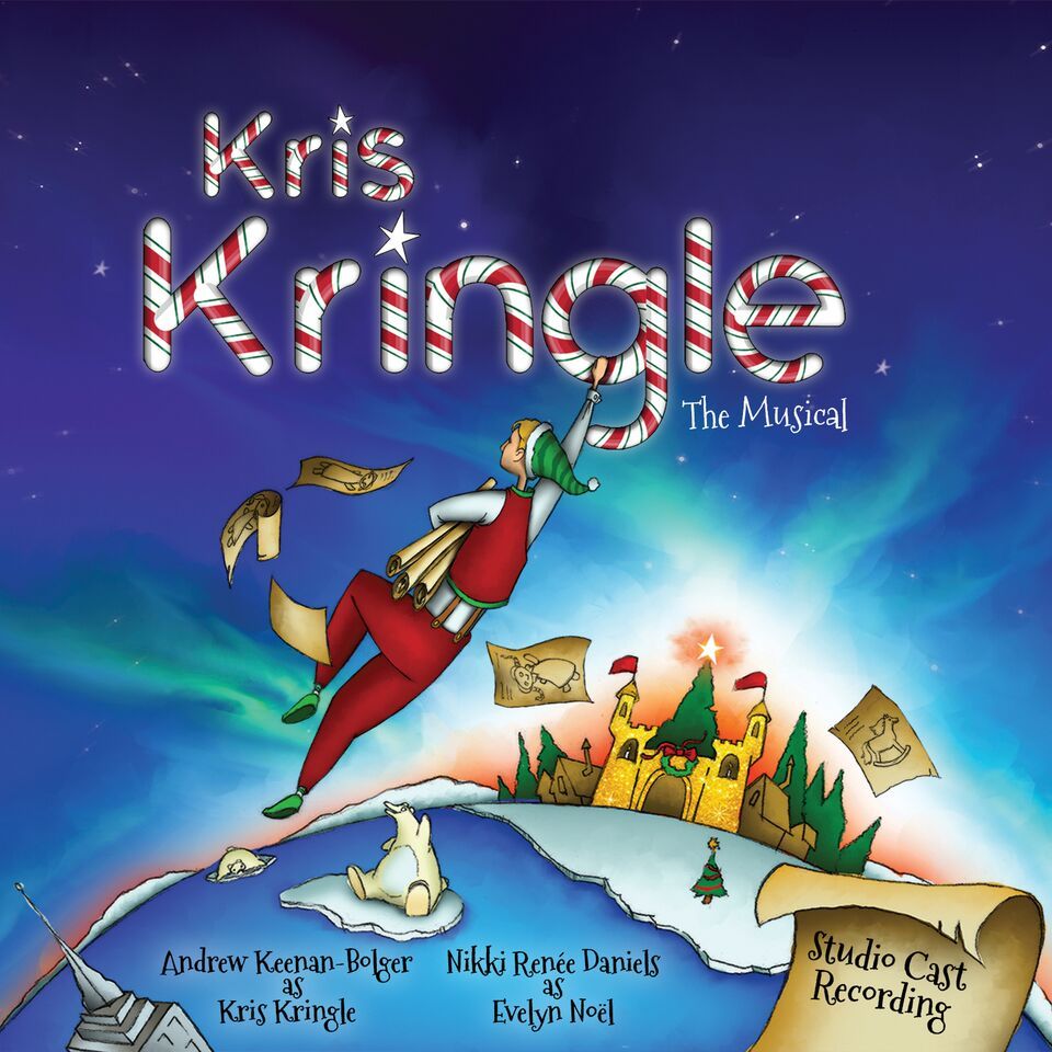 Kris Kringle the Musical (Studio Cast Recording) Album Cover Art