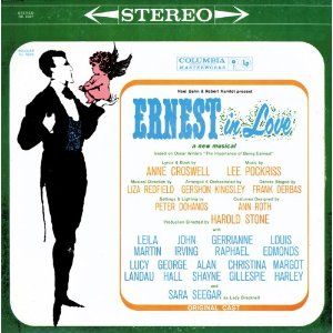 Ernest in Love  Album Cover Art -  Original Broadway Cast