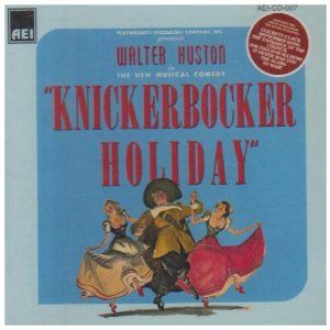 Knickerbocker Holiday Album Cover Art
