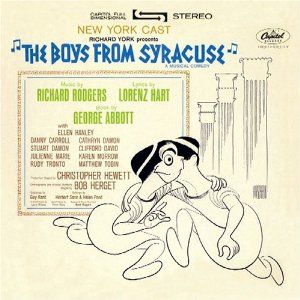 The Boys from Syracuse Album Cover Art