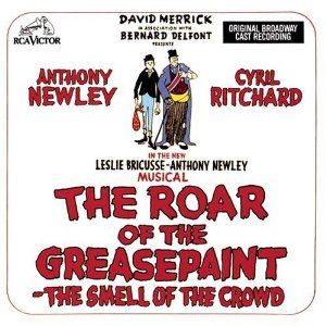 The Roar Of The Greasepaint Album Cover Art -  Original Broadway Cast