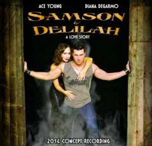 Samson and Delilah, A Love Story - 2014 Concept Recording Album Cover Art