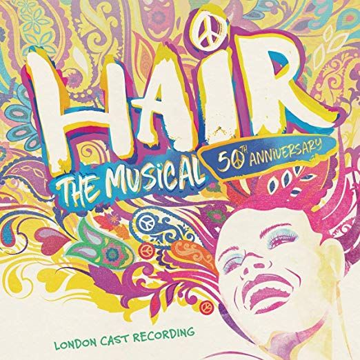 Hair: The Musical 50th Anniversary Original Cast Recording Album Cover Art