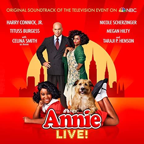Annie Live! Album Cover Art