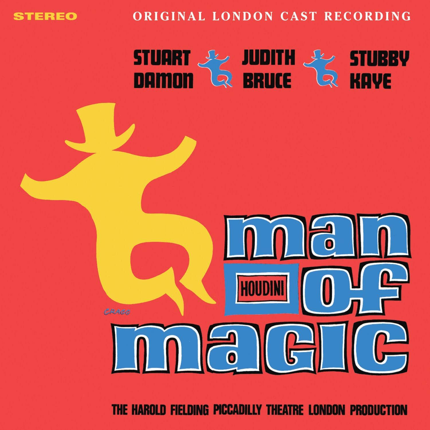 Houdini: Man Of Magic / Original London Cast Recording Album Cover Art