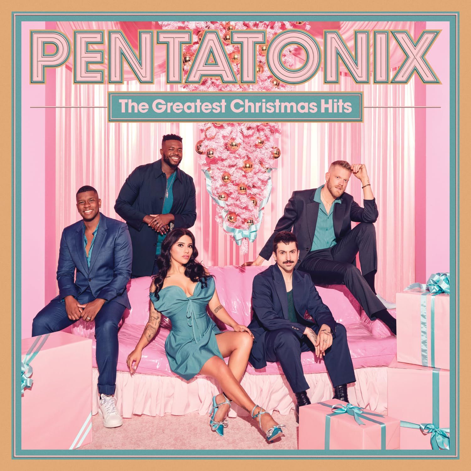 Pentatonix: The Greatest Christmas Hits Album Cover Art