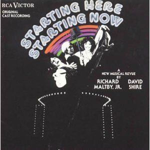 Starting Here, Starting Now  Album Cover Art - Original Off-Broadway Cast