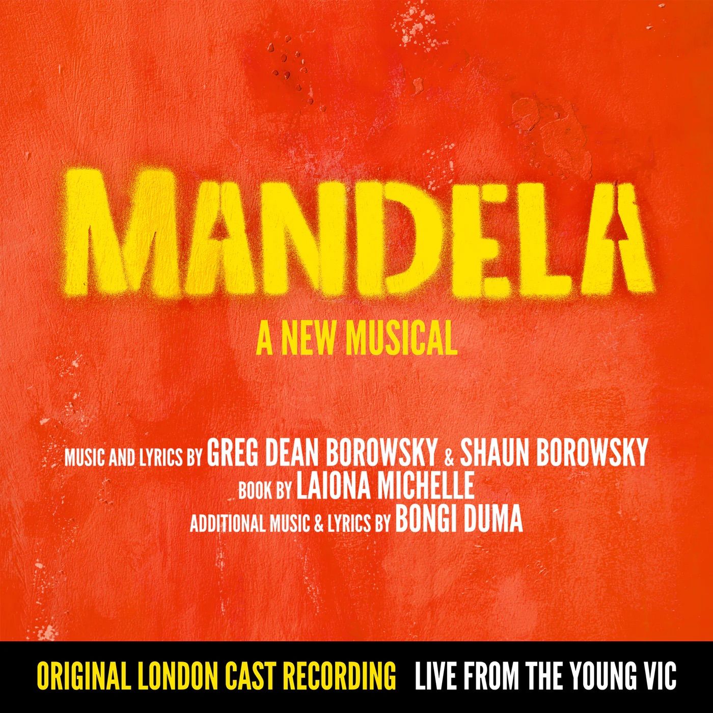 Mandela - A New Musical Album Cover Art