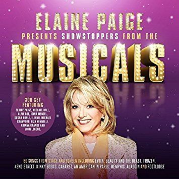 Elaine Paige Presents Showstoppers From Musicals Album Cover Art